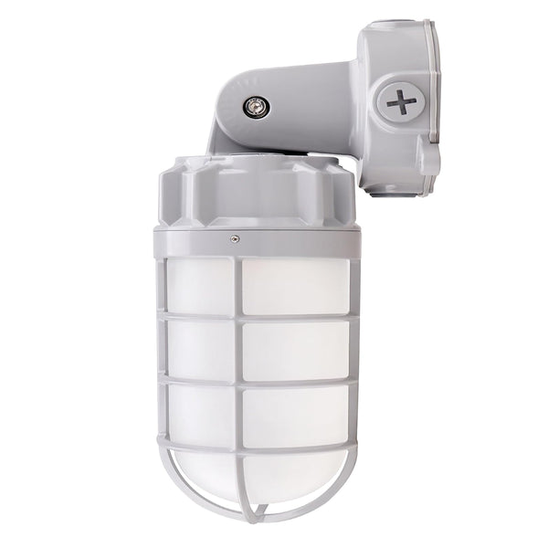 21W Vapor Tight LED Jelly Jar Light 2562 Lumens Ceiling Mount 5000K-UL cUL Certified