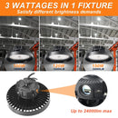 150W 120W 100W Adjustable-480V UFO LED High Bay Light-AC 277-480V-5000K Daylight-LED Shop Lights (500W MH/HPS Equiv.)- 0-10V Dimmable Commercial Bay Lighting for Warehouse Factory TANLITE