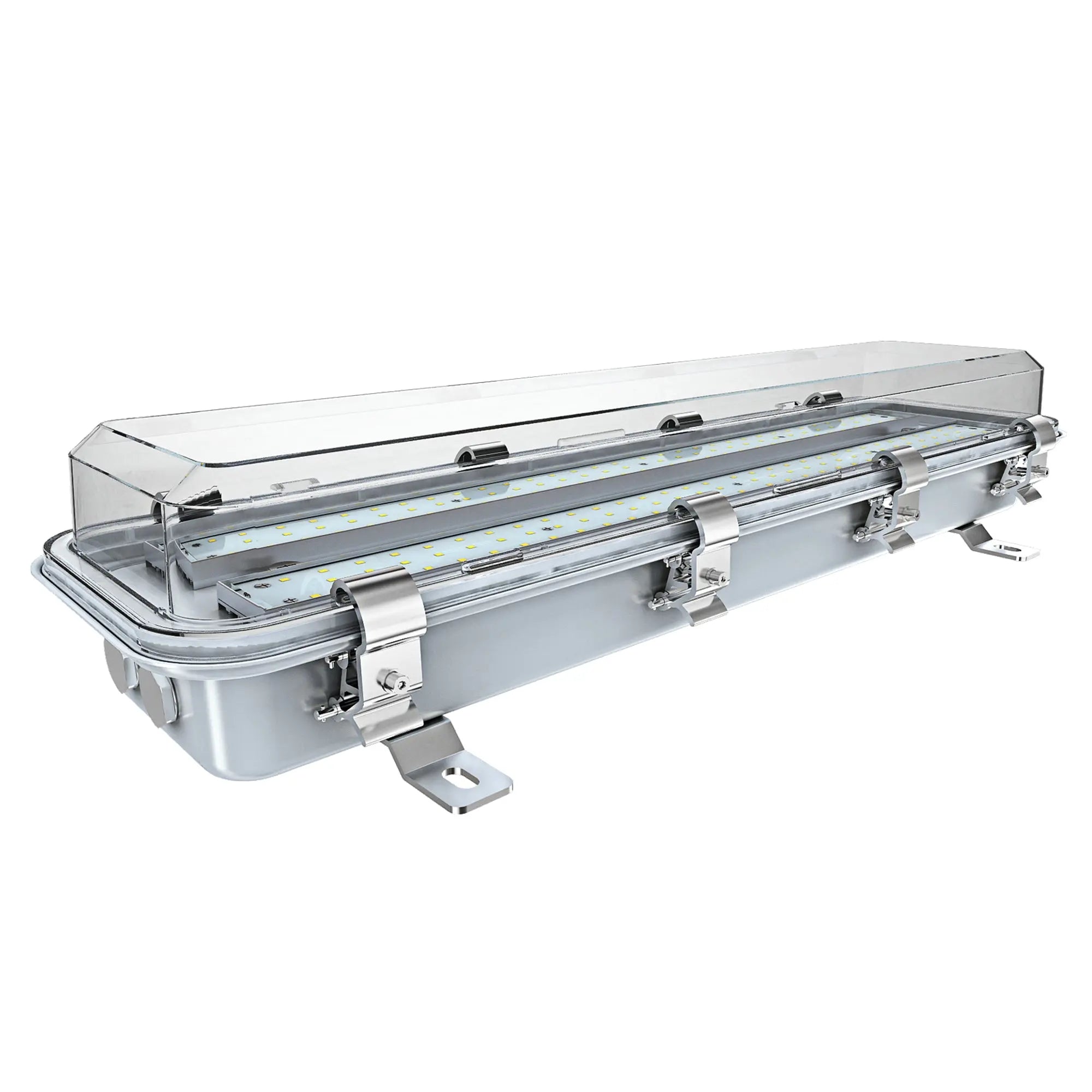 30W 2FT LED Explosion Proof Vapor Proof Light–Dimmable-CCT 5000K-4200 Lumens-AC 100–277V-IP66-Class 1 Division 2 Hazardous Location Fixture-UL Certified TANLITE