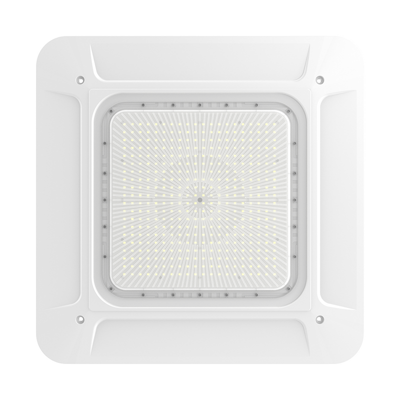 TANLITE 240W LED Canopy Light-AC 120~277V-CCT 5700K-0~10V Dimming- Lumen Output 33,600 Lumens-UL & DLC 5.1 Listed