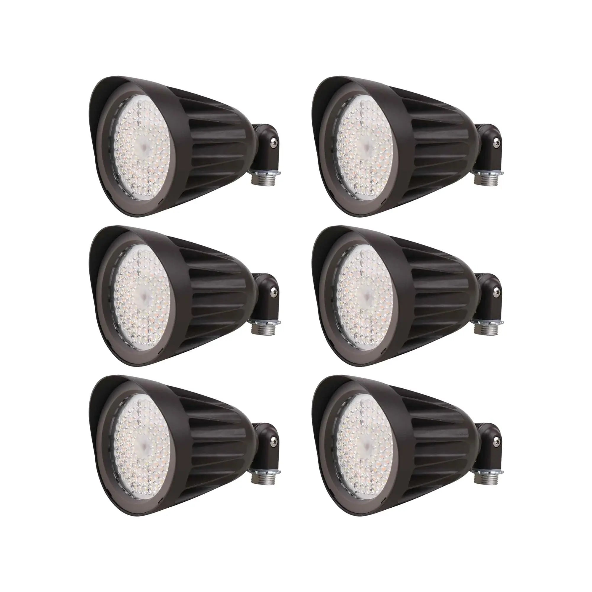 25W LED Bullet Flood Light-Outdoor Landscape Lighting-CCT 3000K/4000K/5000K Selectable-Knukle Mount-DLC 5.1 Listed-5 years Warranty TANLITE