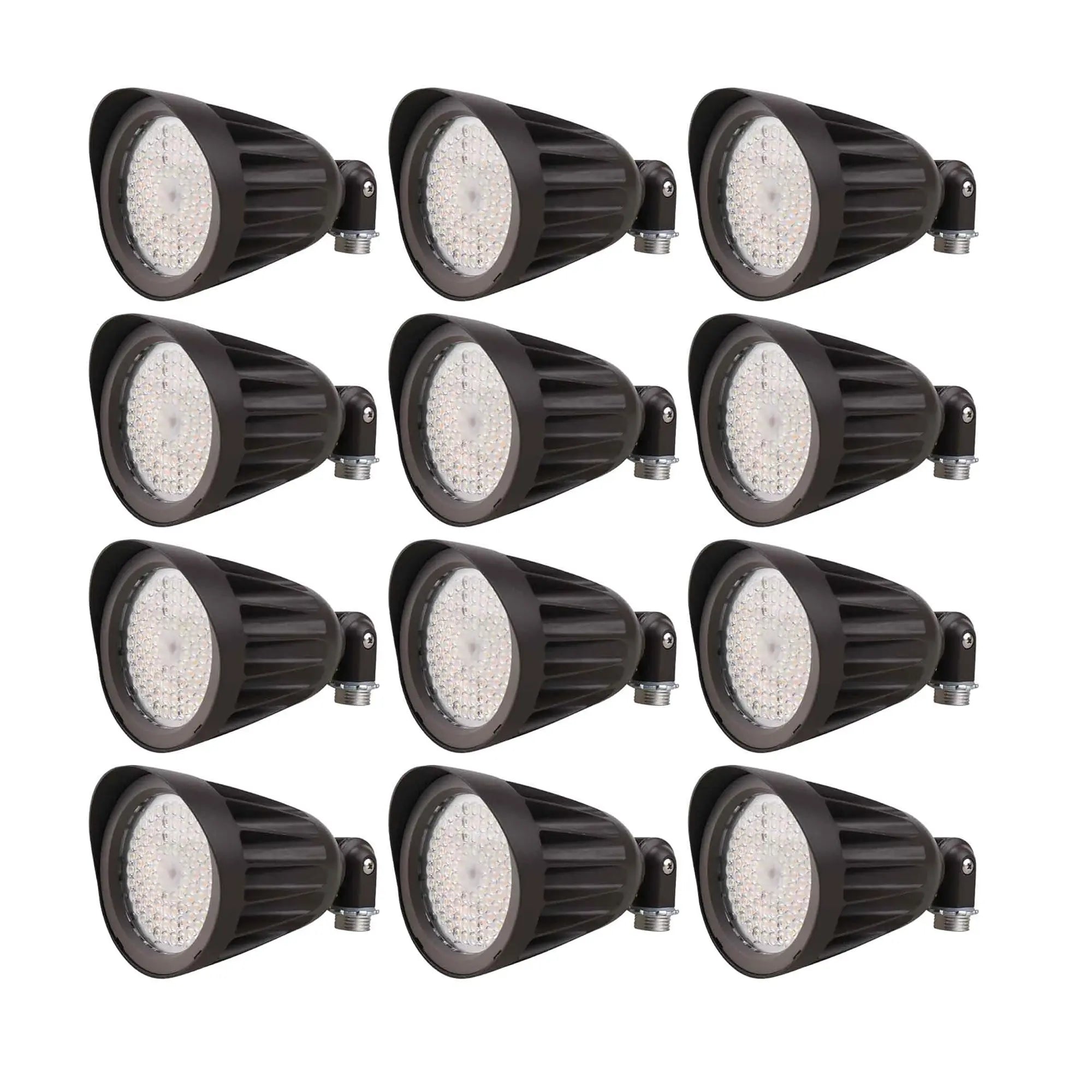 25W LED Bullet Flood Light-Outdoor Landscape Lighting-CCT 3000K/4000K/5000K Selectable-Knukle Mount-DLC 5.1 Listed-5 years Warranty TANLITE