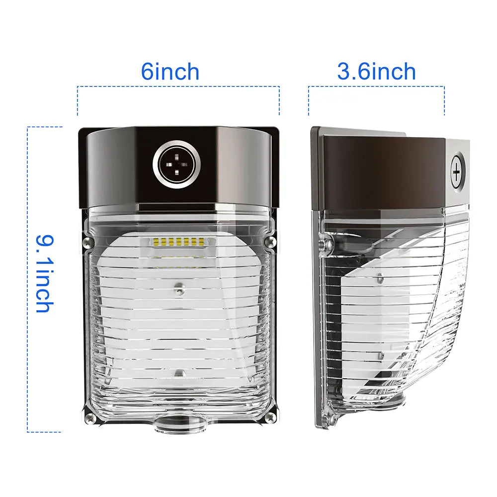 TANLITE 26W LED Mini Wall Pack-2,860-Lumens-70W Metal Halide Equivalent-5000K-With Photocell