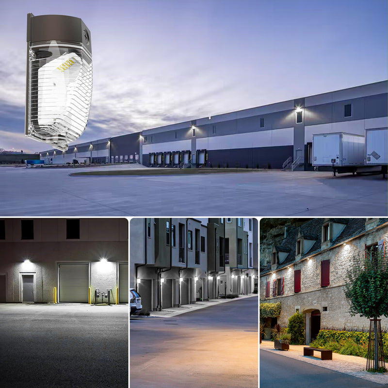 TANLITE 26W LED Mini Wall Pack-2,860-Lumens-70W Metal Halide Equivalent-5000K-With Photocell