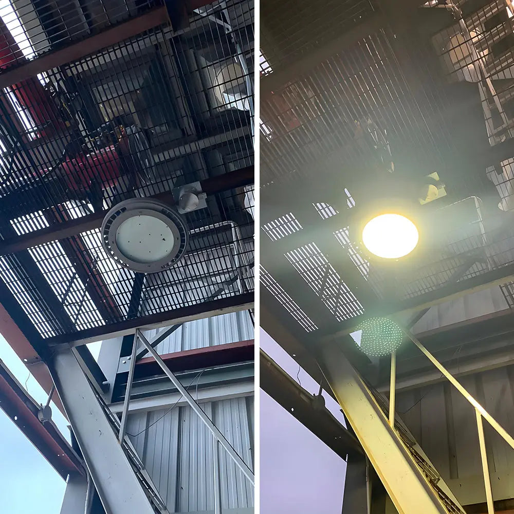 300W LED Explosion Proof Round High Bay Light | Hazardous Location Lighting | Class I Division II | 39,000 Lumens, 5000K, AC100-277V TANLITE