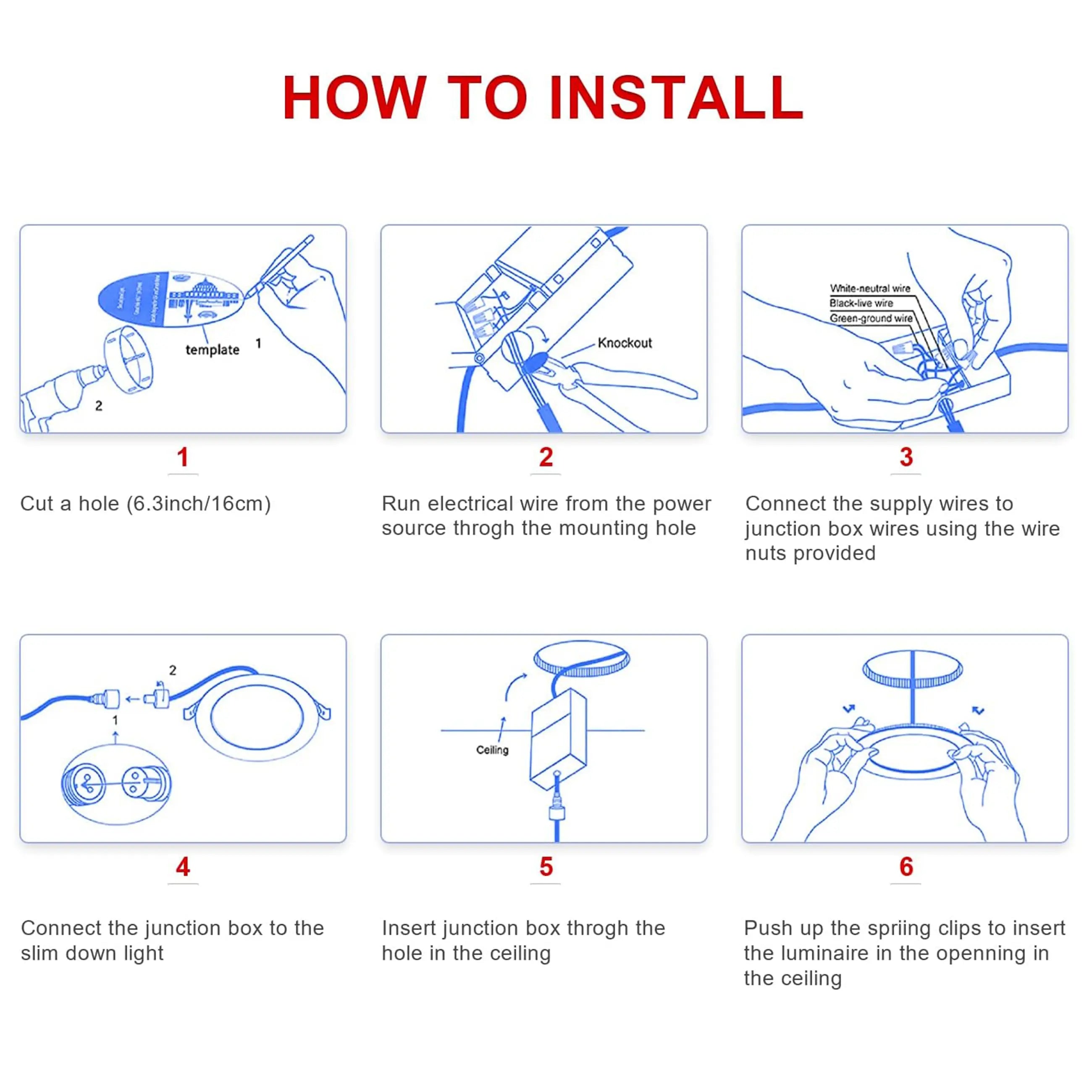 TANLITE Lighting 40 Pack-4 inch Ultra-Thin LED Recessed Downlight-Canless-Selectable CCT-Dimmable-2700K/3000K/3500K/4000K/5000K