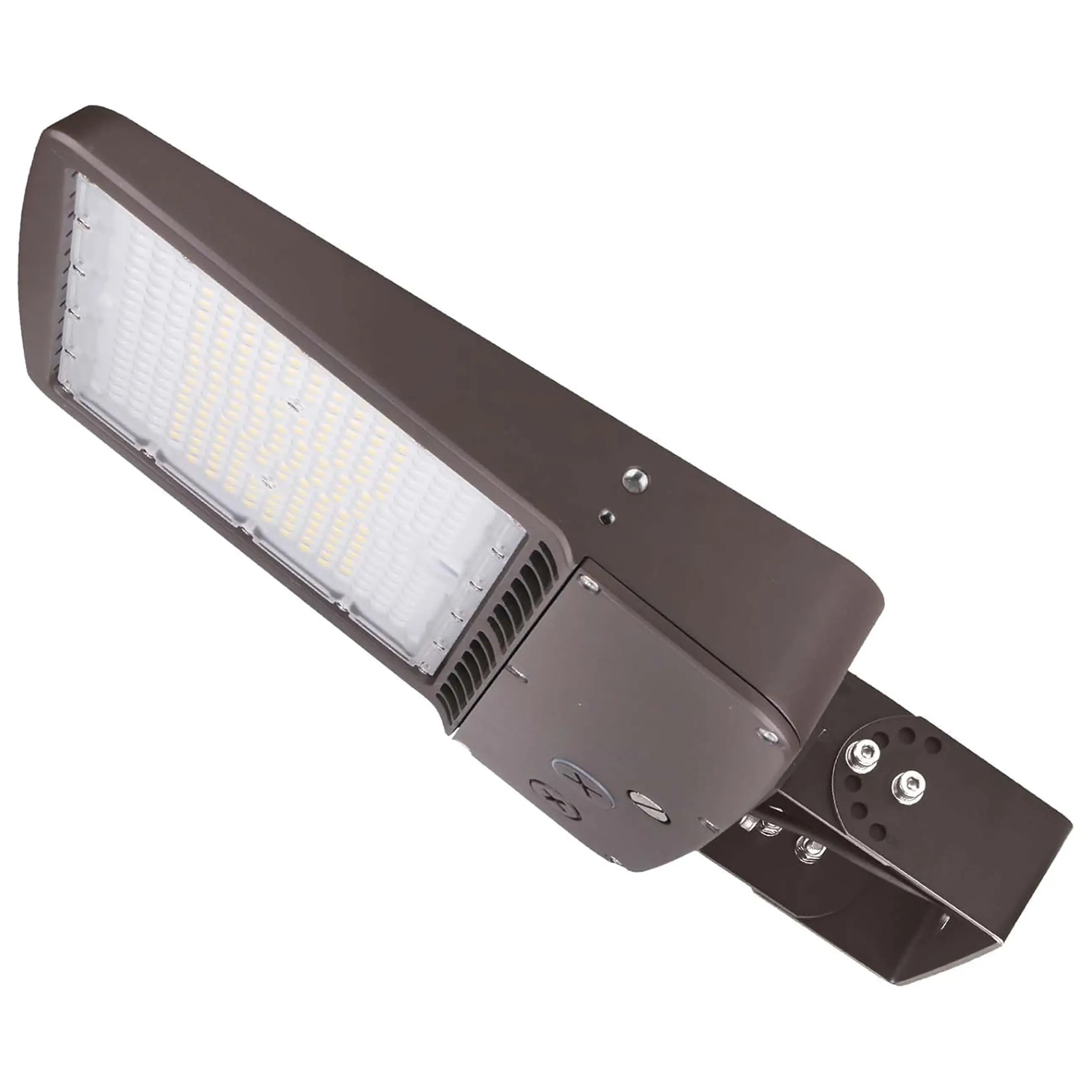 150W 480V LED Parking Lot Shoebox Light-21,000 Lumens-CCT 5000K-400W Metal Halide Equivalent-With Bracket Mount-5 Years Warranty TANLITE