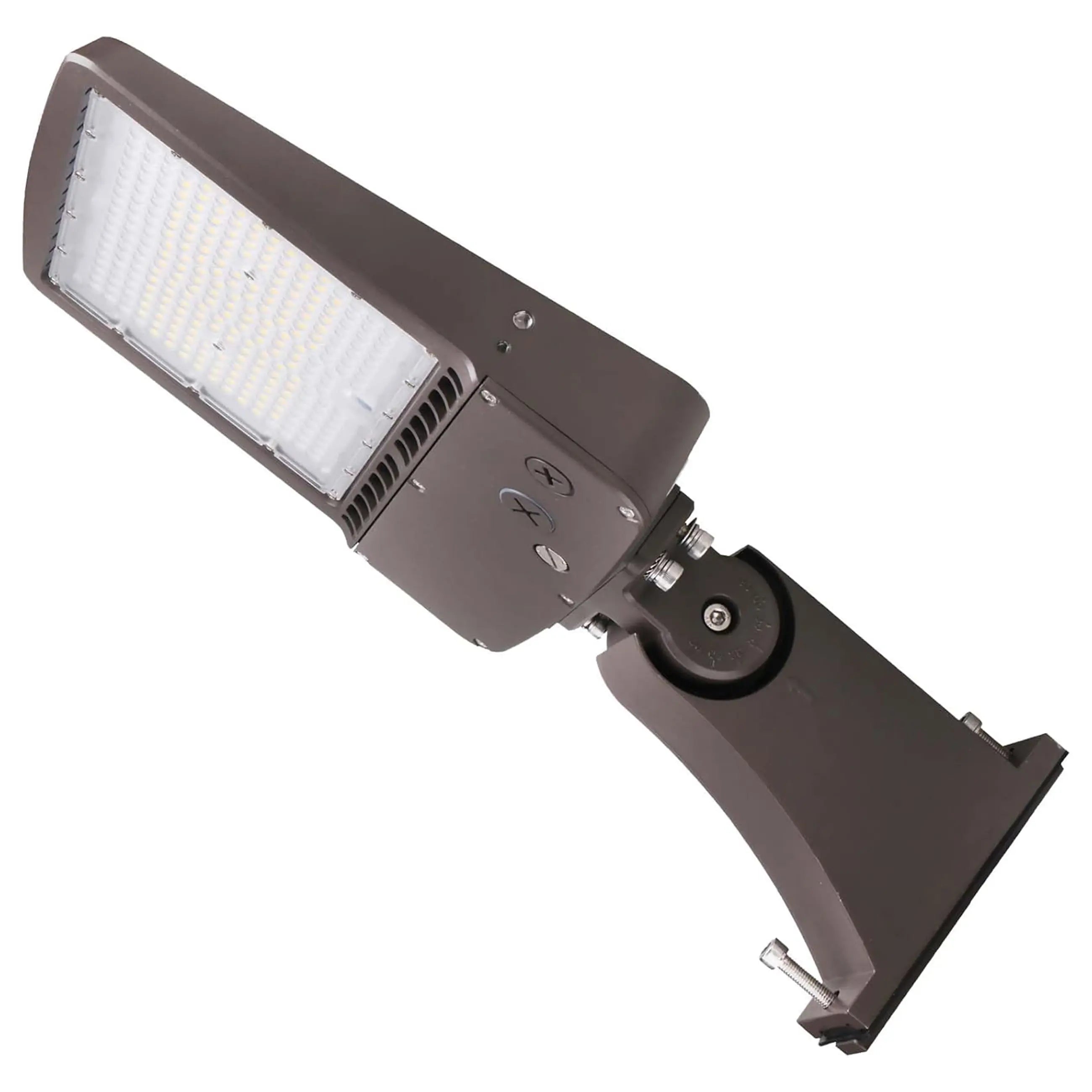 150W 480V LED Parking Lot Shoebox Light-21,000 Lumens-CCT 5000K-400W Metal Halide Equivalent-With Bracket Mount-5 Years Warranty TANLITE