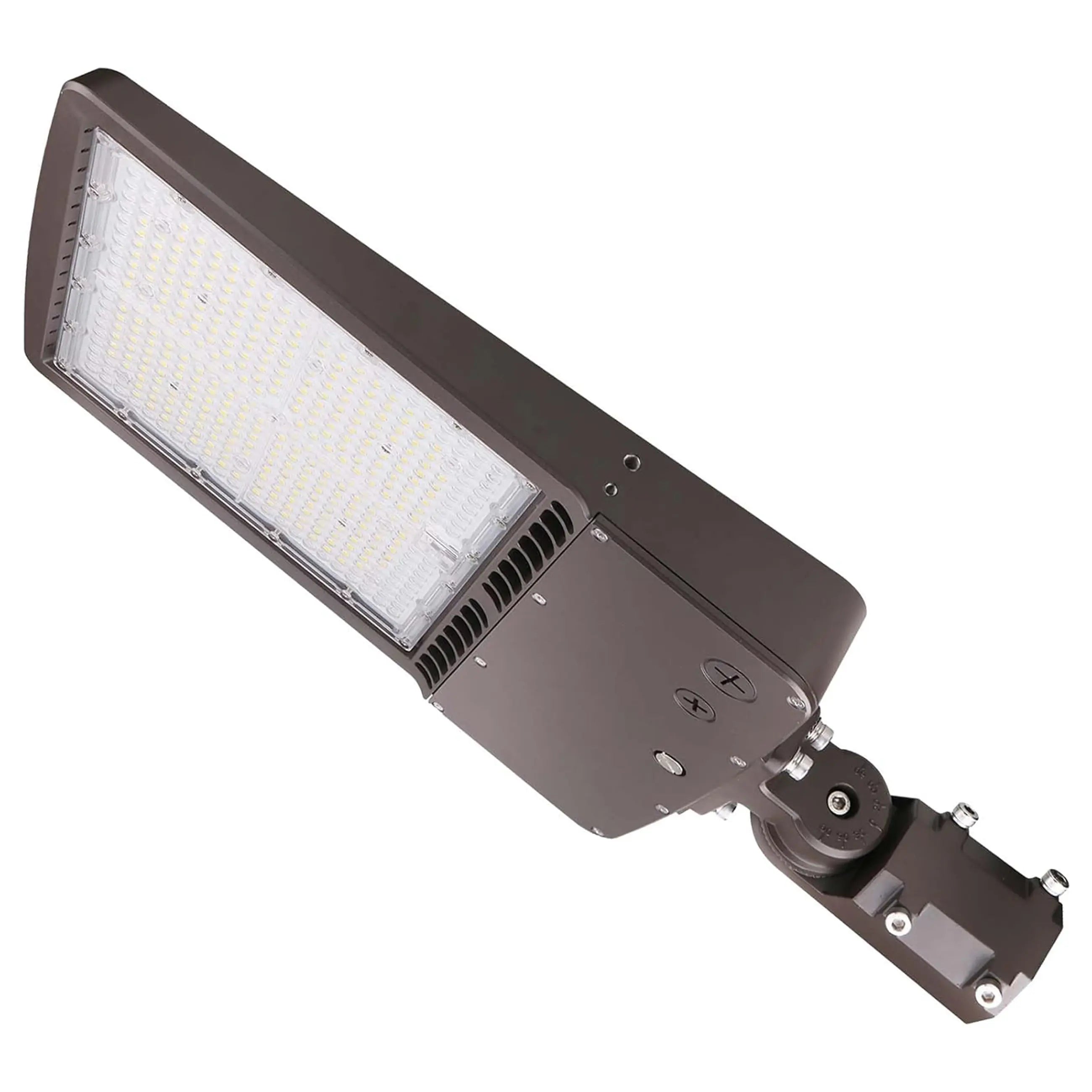 150W 480V LED Parking Lot Shoebox Light-21,000 Lumens-CCT 5000K-400W Metal Halide Equivalent-With Bracket Mount-5 Years Warranty TANLITE