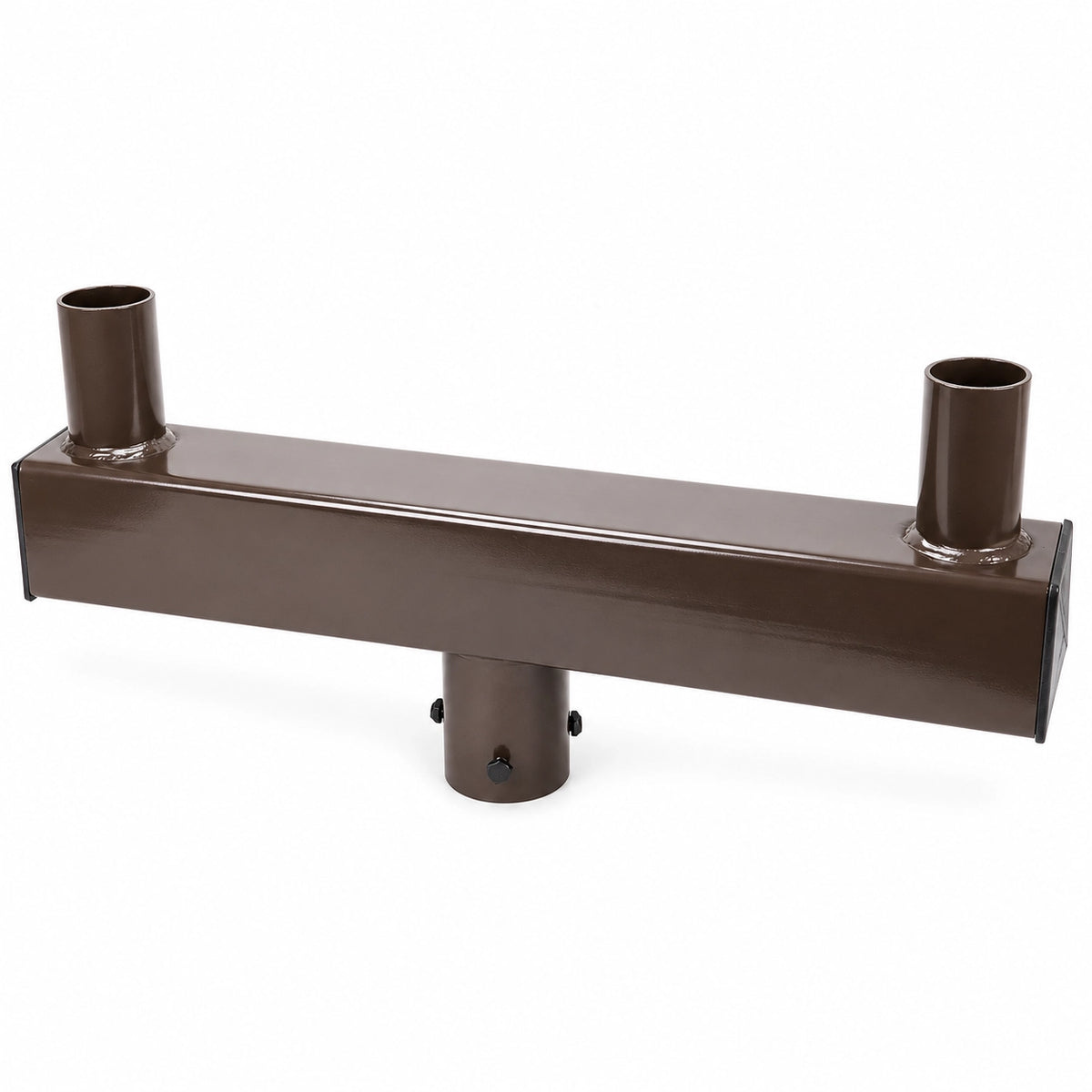 Twin Bullhorn Tenon Adapter for 2 LED Parking Lot Lights, Bronze
