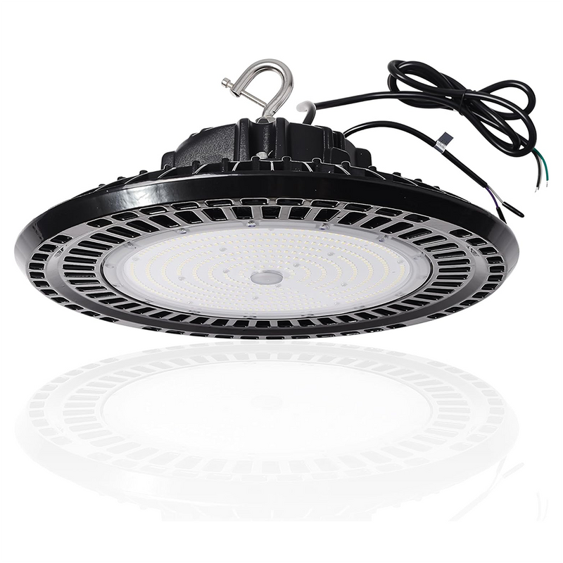 480V UFO LED High Bay Light 240W, 38400LM 5000K 0-10V Dimmable LED Shop Light 5ft Cord, 1000W HID/HPS Equivalent