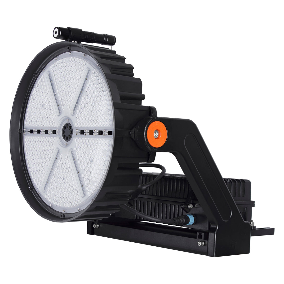 1200W LED Sports Light - 5000K Stadium Flood Light - 20°/30°/40° Beam - Yoke Mount