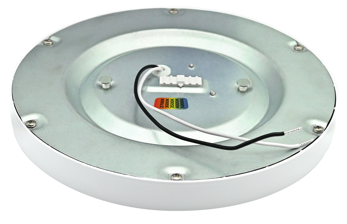 Back of TANLITE 13 inch ceiling light with 2700K to 5000K CCT switch