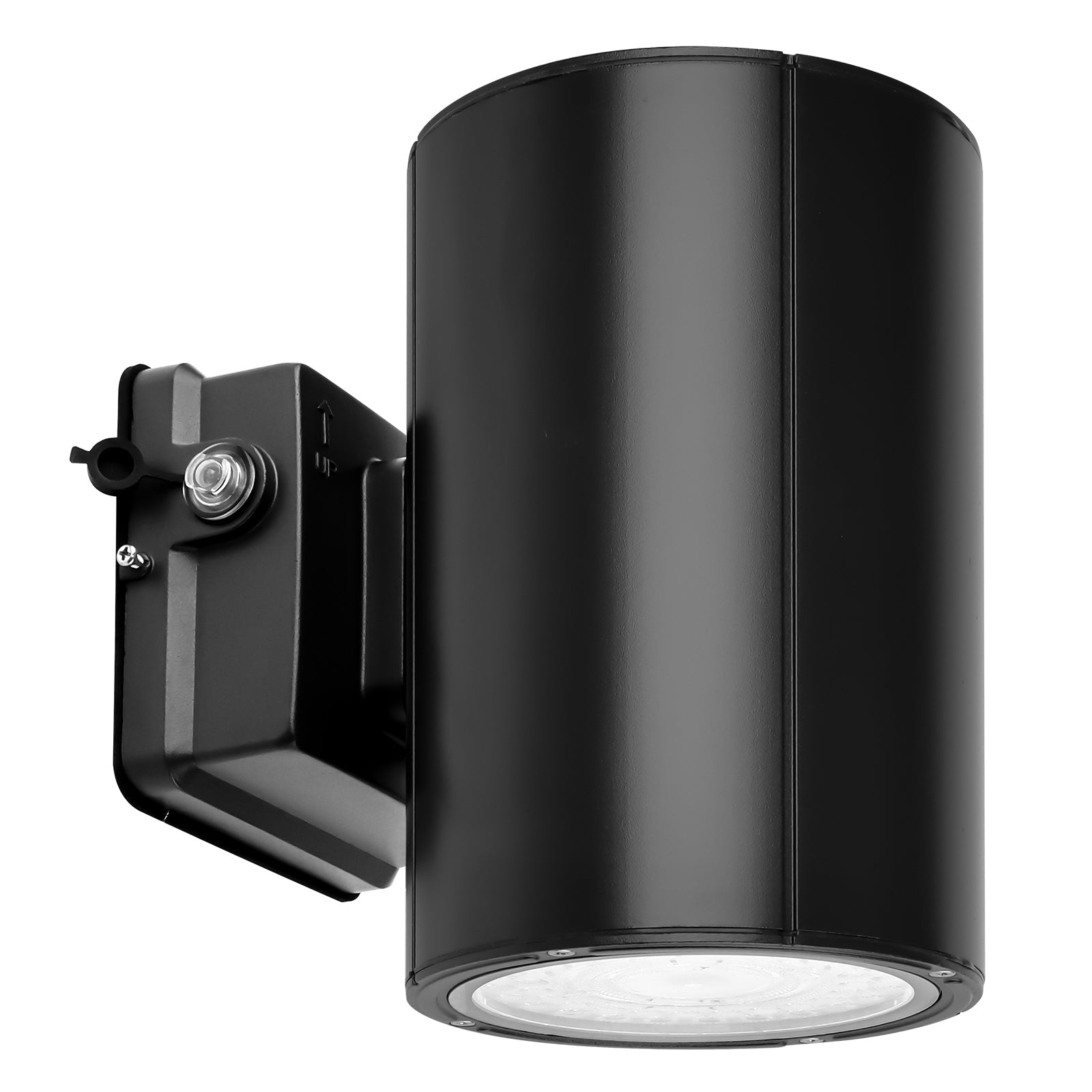 Commercial up and down wall light with balanced dual beam architectural illumination
