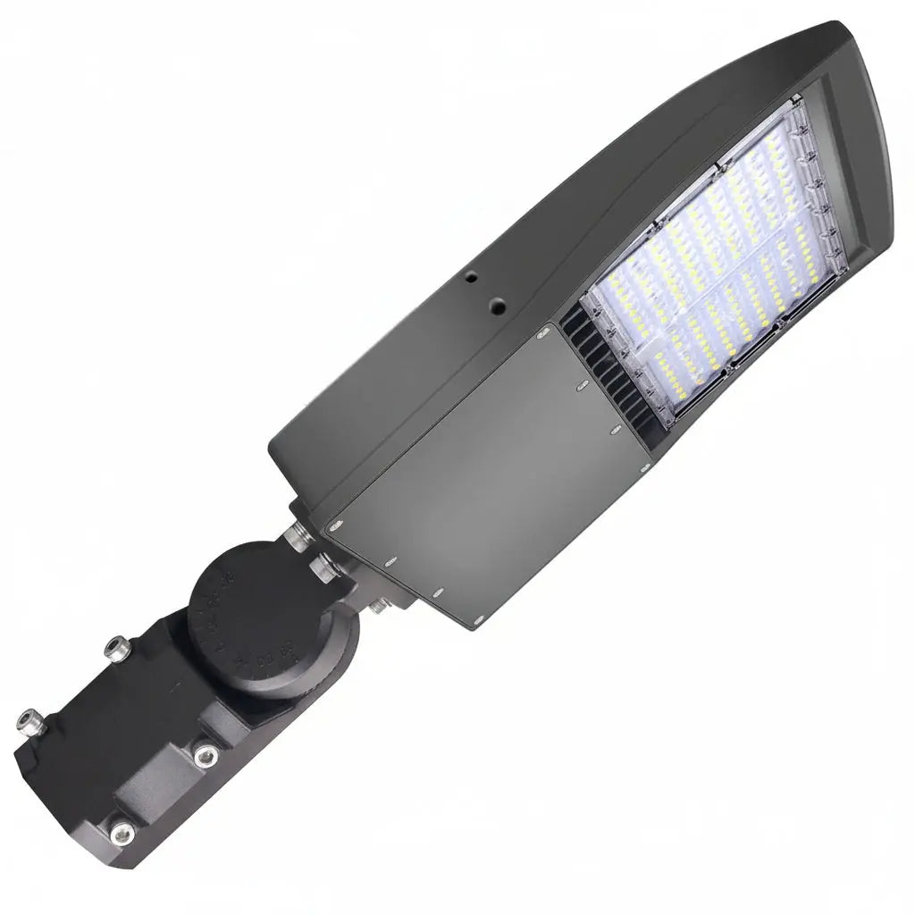 150W 100W 80W selectable LED parking lot light with slip fitter mount