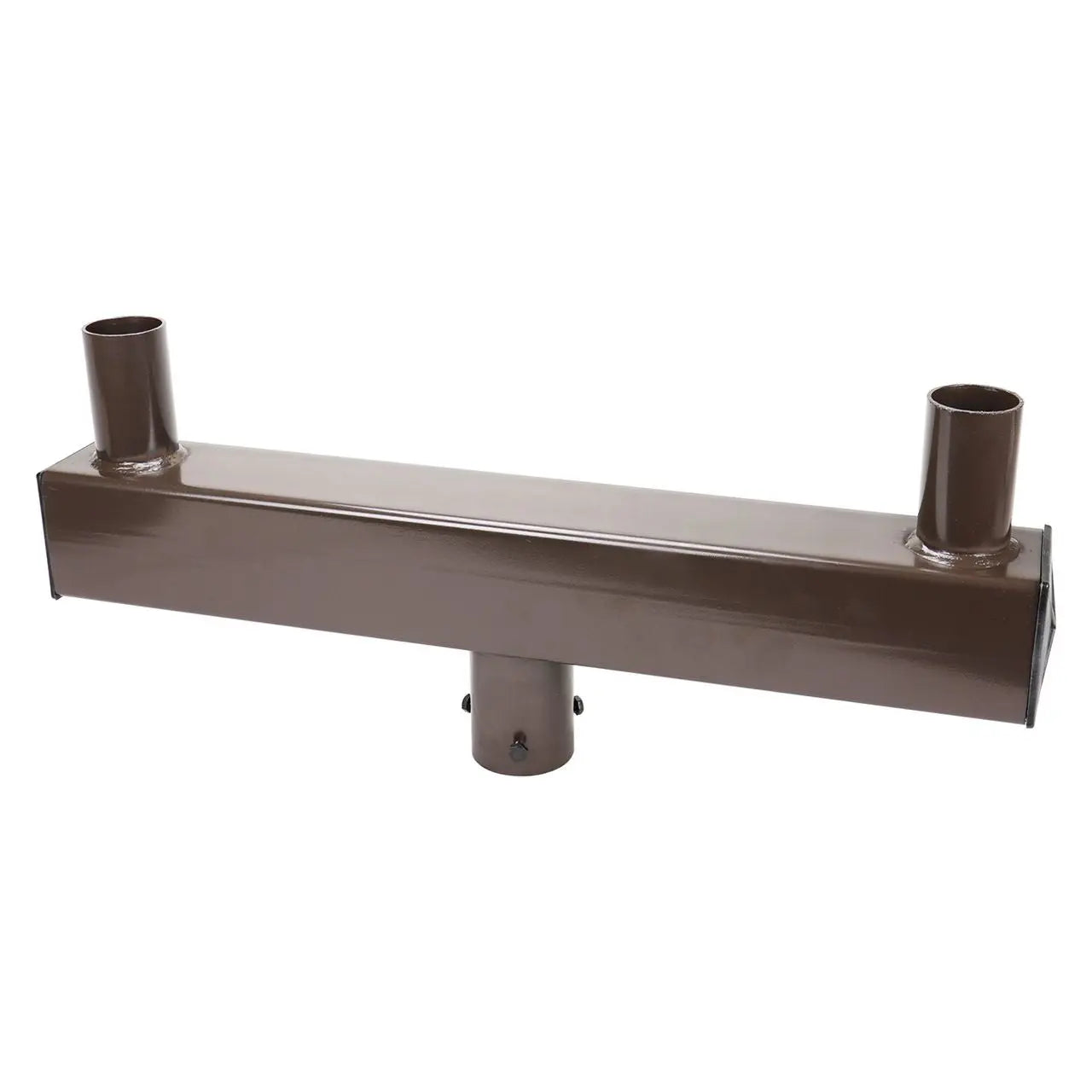 Tenon Adapter, Twin Square Straight Bull Horn for 2 fixtures, LED Street Light, Shoebox Parking Light, Parking Lot Pole Bracket TANLITE