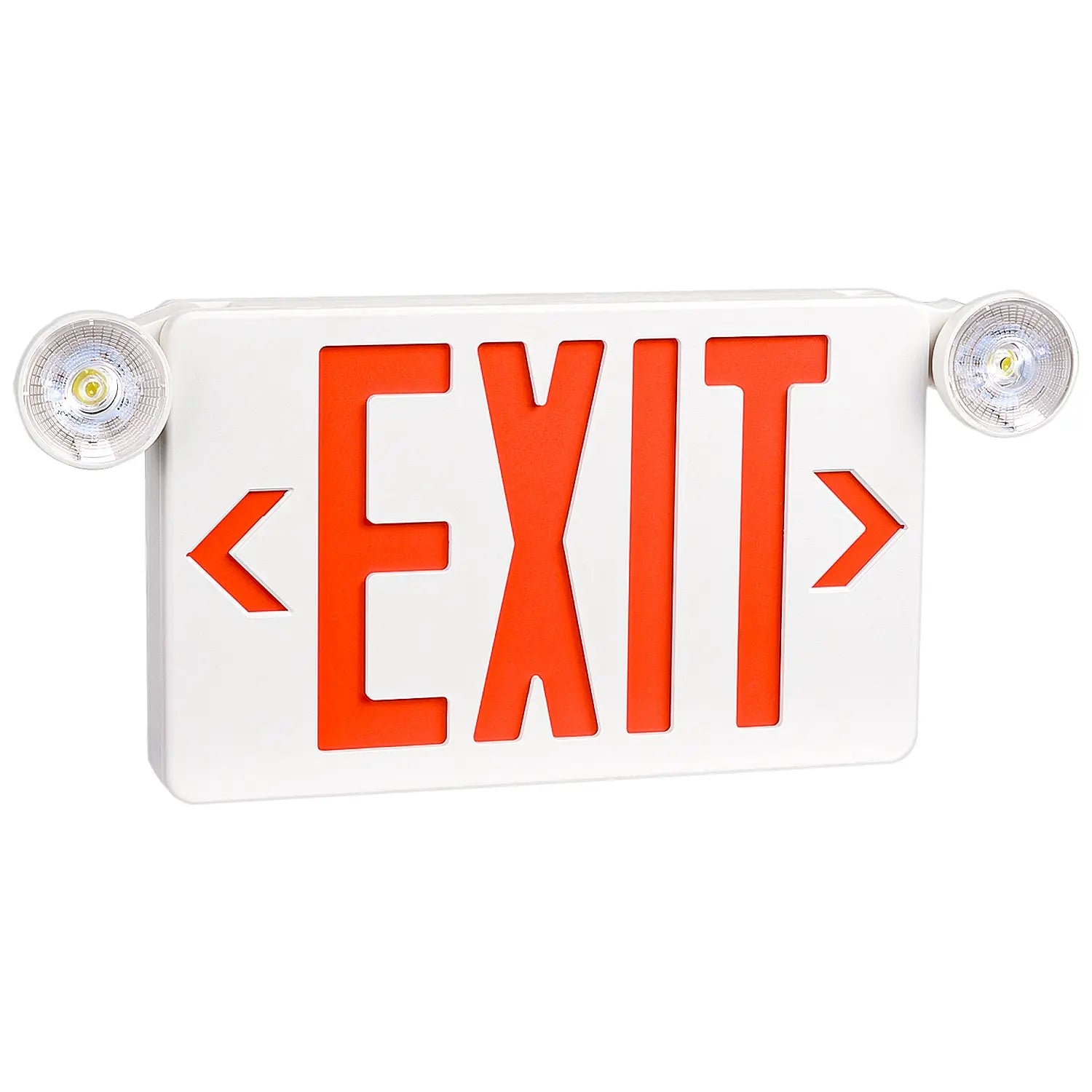 TANLITE Led Red/Green LED Exit Sign, UL-Listed Emergency Light - Dual LED Lamp ABS Fire Resistance TANLITE