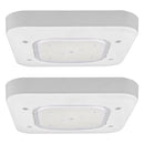 TANLITE 150W LED Canopy Light-5700K-Square-19500 Lumen-Gas Station Lighting-5 Years Warranty